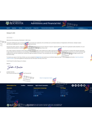 University of Rochester’s- Undecided