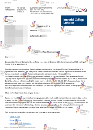 Imperial College London- Bachelor of Electronical&Electronic Engineering
